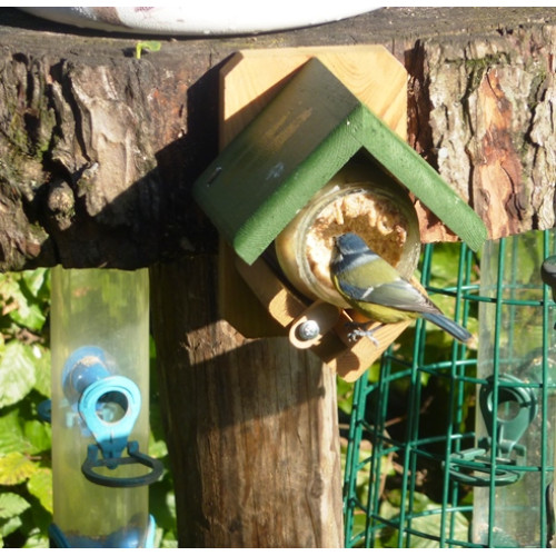 Peanut Butter and Wooden Feeder 