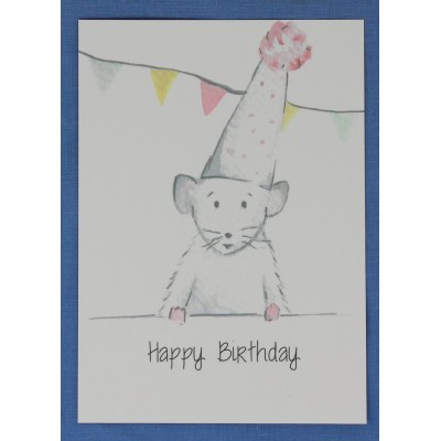 Happy Birthday Bunting Card