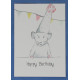 Happy Birthday Bunting Card