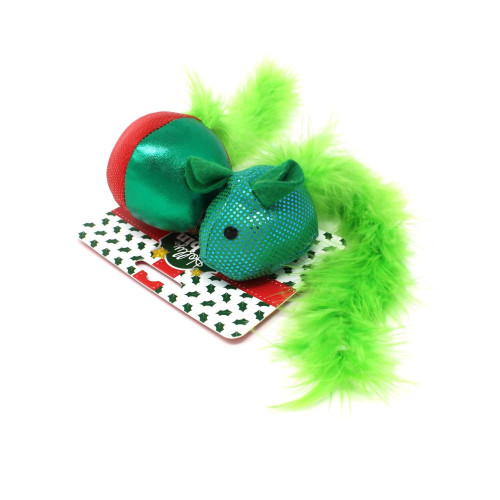 Festive Feathers - cat toy