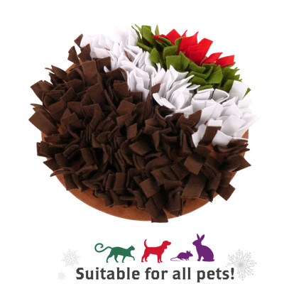 Christmas Pudding - Snuffle Mat Christmas Pudding - Snuffle Mat