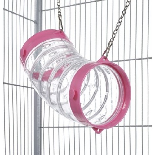 Clear Tube - curved - pink