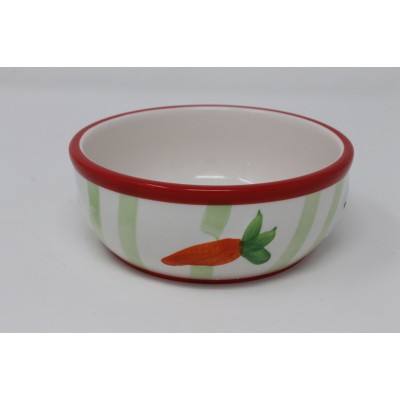 Ceramic Dish - Carrot and Rabbit Print 