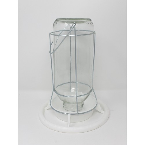 Glass Lantern Feeder - Wire Frame