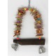 Swing Perch - wood and leather